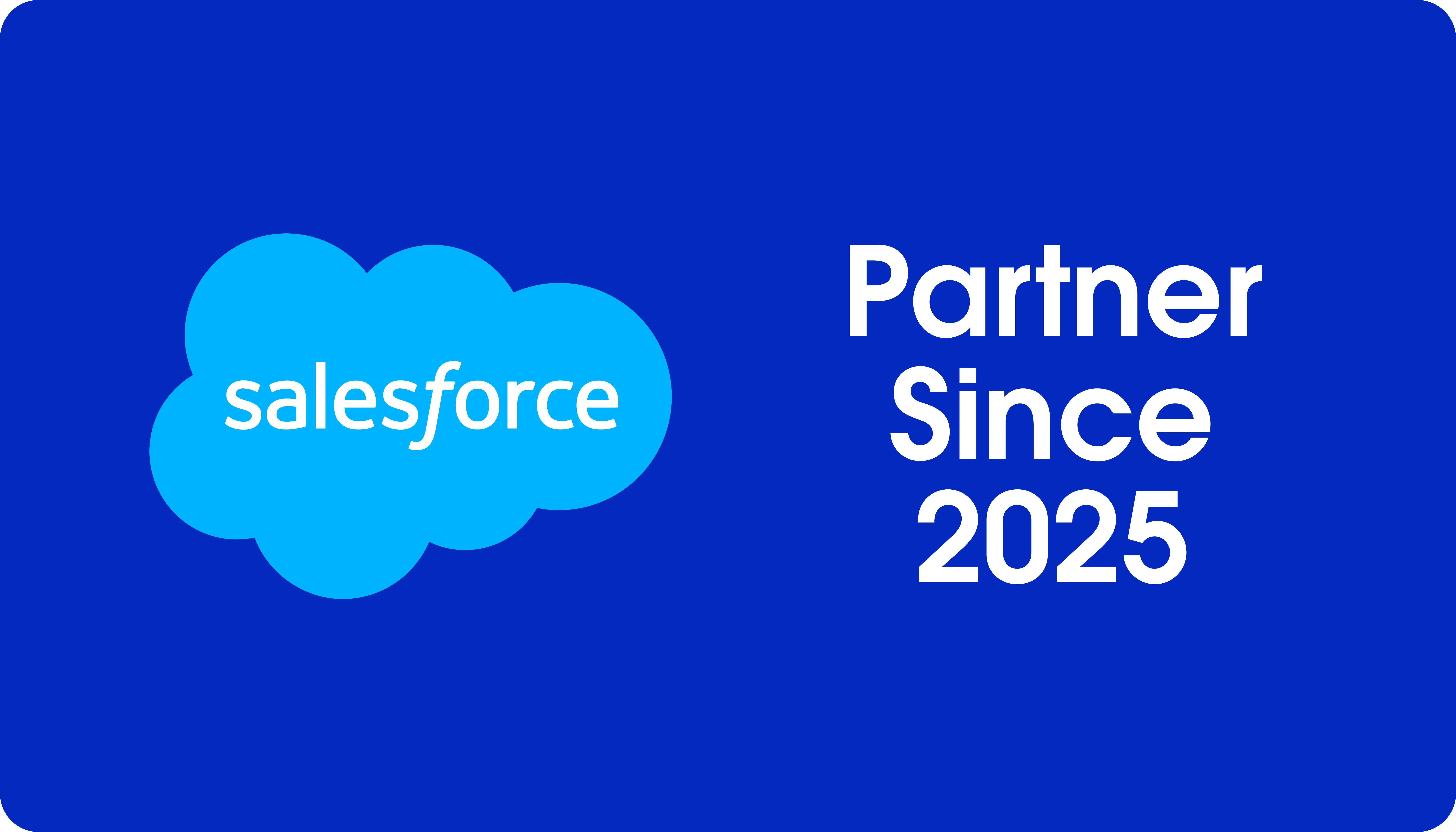 salesforce Partner Since 2025